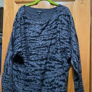 Express sweater. Balloon sleeves. New with tags